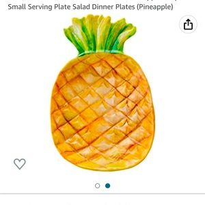New Upware pineapple plates 7 in